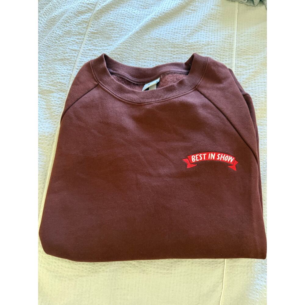 NWOT Cuddle Collaboration “Best in Show” Crew Cut Sweatshirt Sz. S